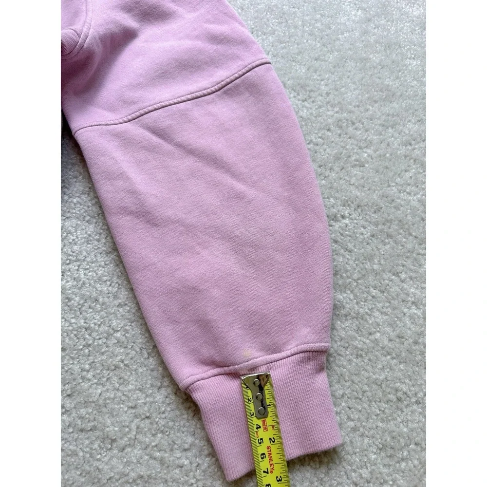 Lululemon Scuba Oversized Cropped Half-Zip Hoodie M/L Pink